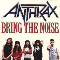 RARE ANTHRAX CD S BRING THE NOISE 2TRK U.S. 91 PROMO NM