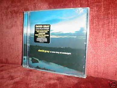 DAVID GRAY CD A NEW DAY AT MIDNIGHT +STICKER NEW SEALED