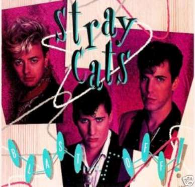 RARE STRAY CATS CD BLAST OFF! EMI USA 1ST PRESS 1989