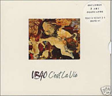 RARE UB40 CD C'EST LA VIE UK DIGI+POSTCARDS/STICKER NEW